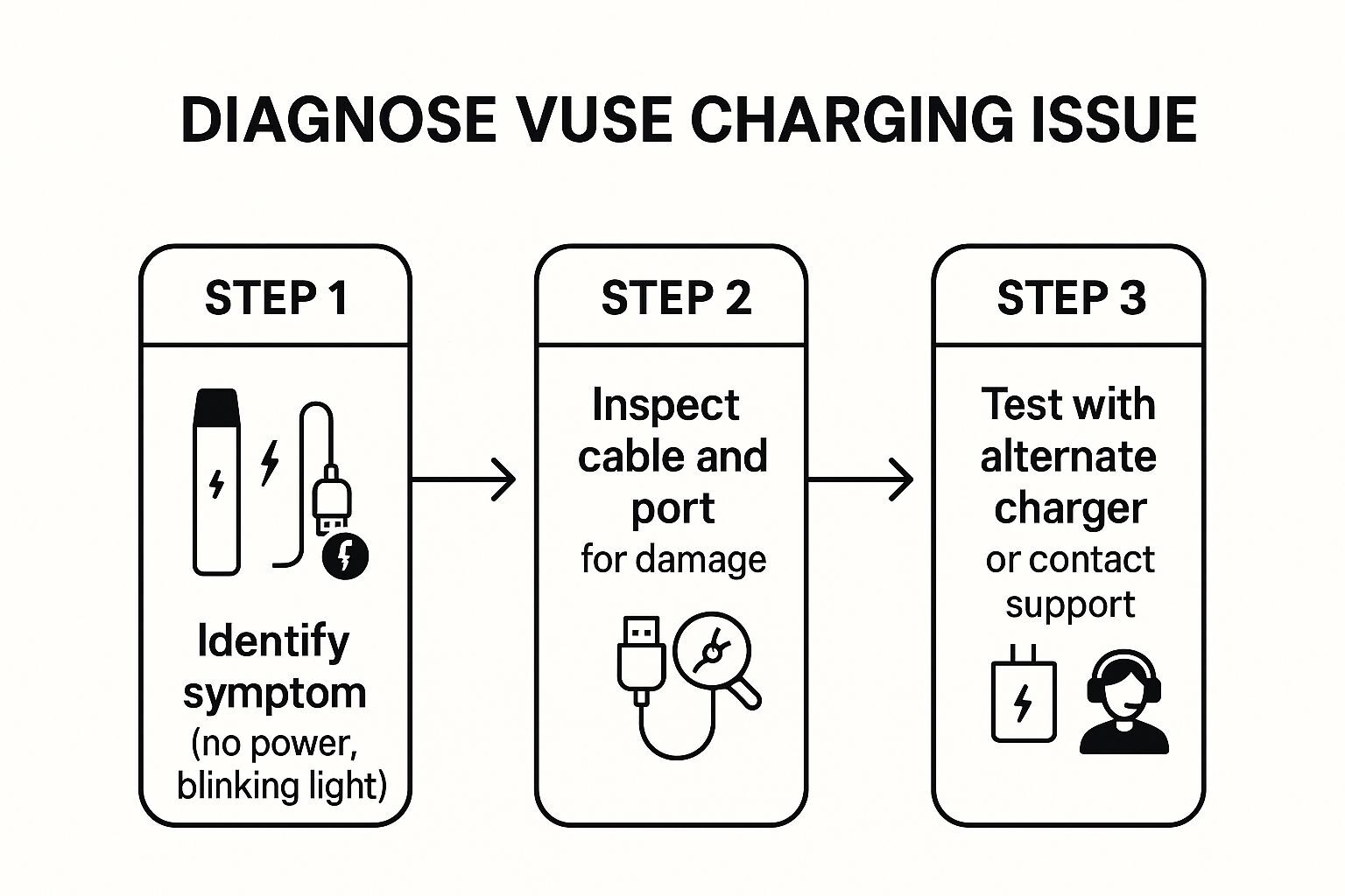 Quick Troubleshooting Checklist for Charging Issues